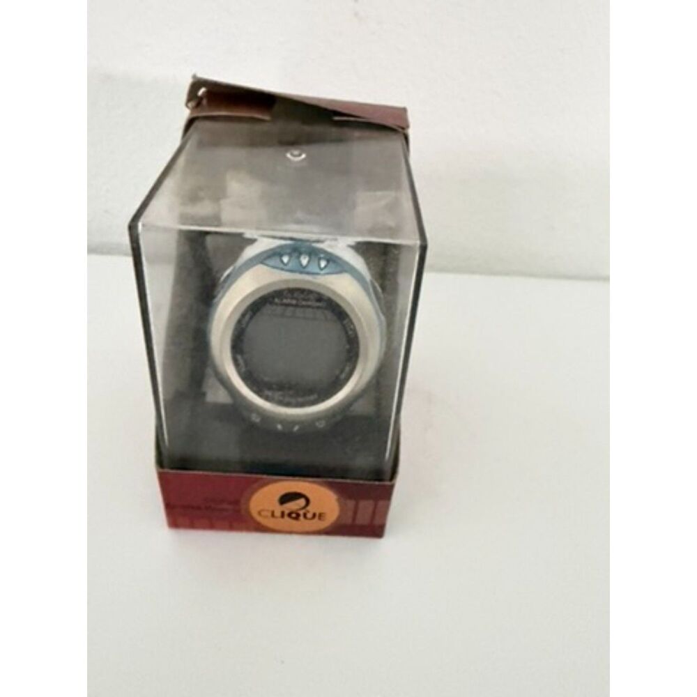 Clique Digital sports watch silver/blue New in original packaging